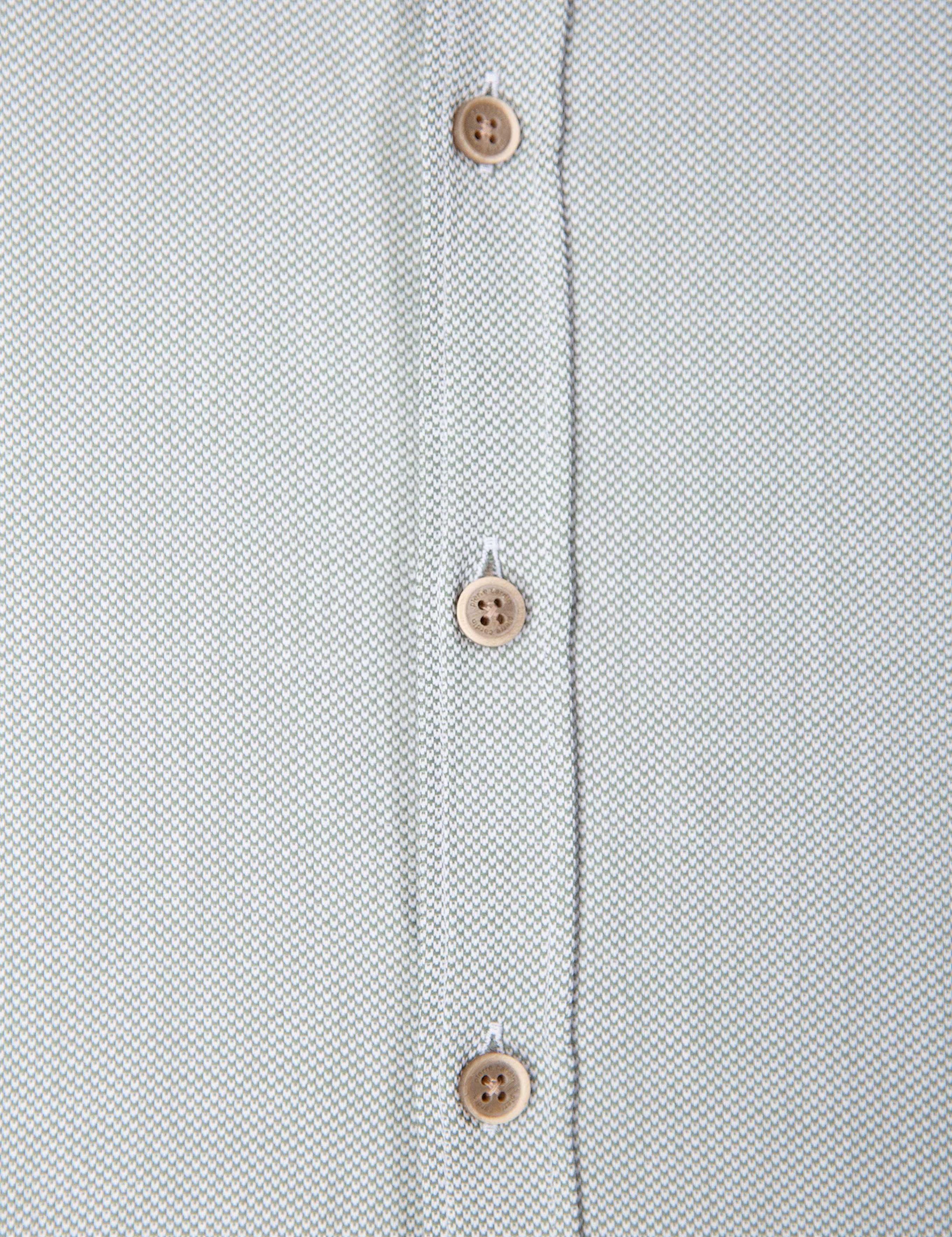 Yeşil Slim Fit Oxford Gömlek