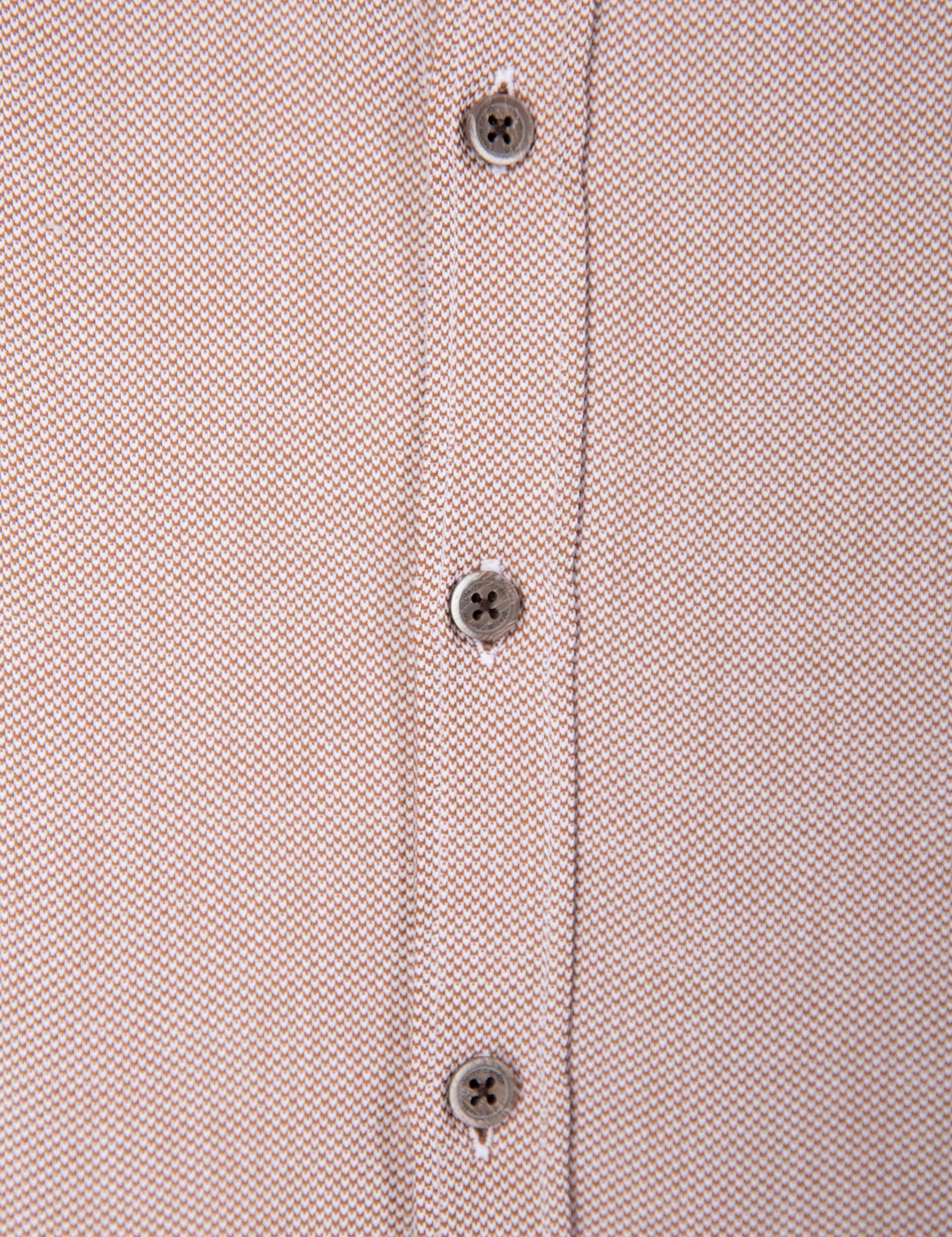 Kiremit Slim Fit Uzun Kollu Gömlek