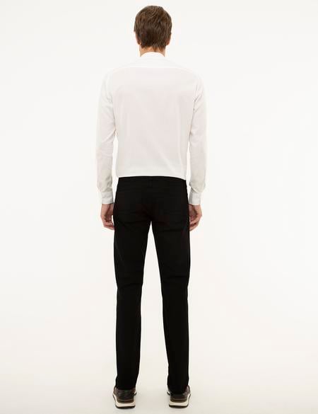 Siyah Slim Fit Chino Pantolon - 50209769075