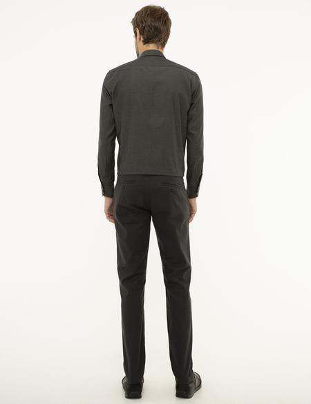 Antrasit Slim Fit Kanvas Pantolon - 50209800099