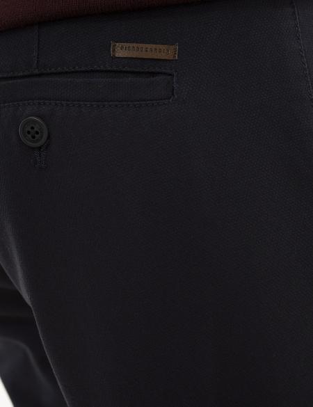 Lacivert Slim Fit Kanvas Pantolon - 50209800144