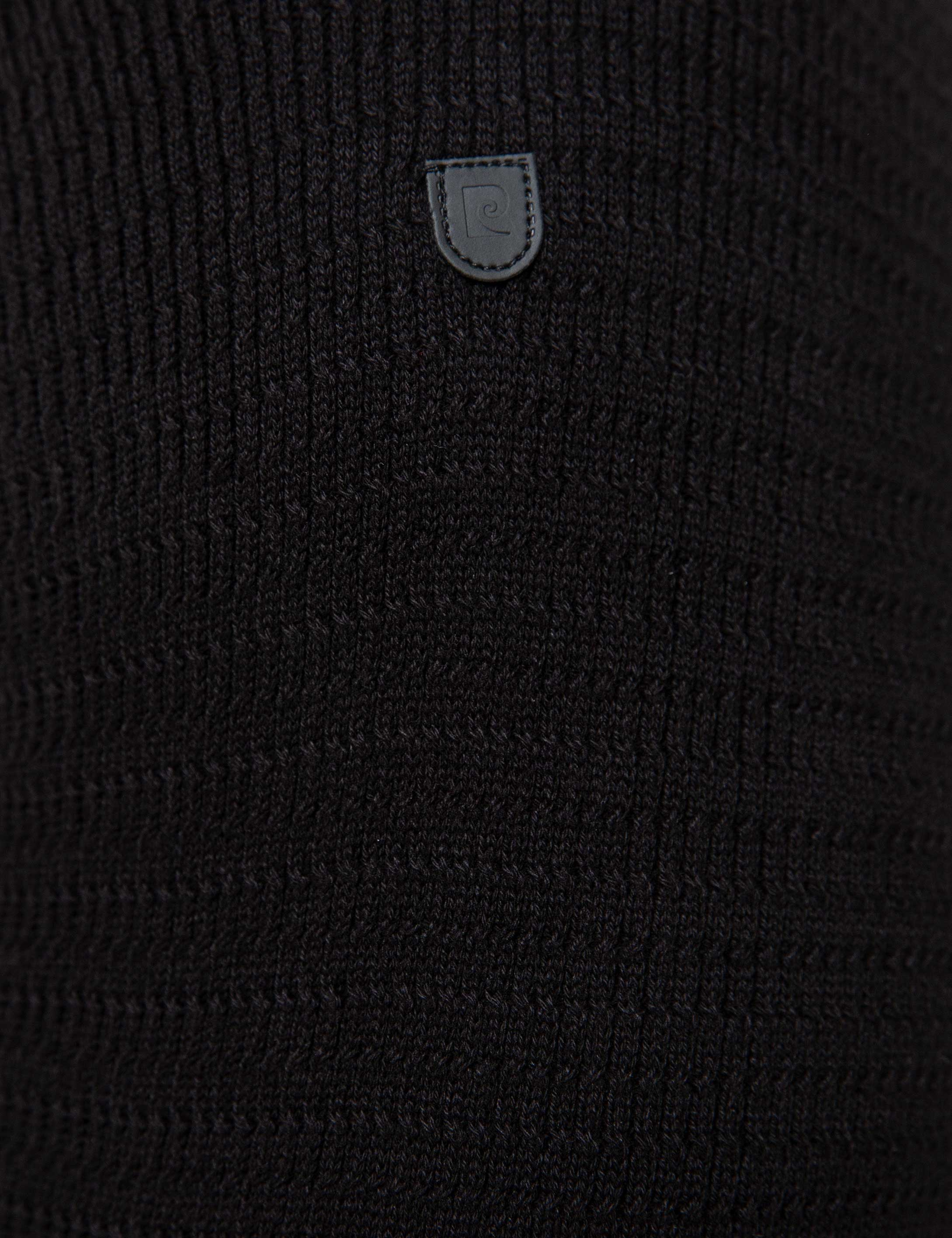 Siyah Slim Fit Kazak - Image 6