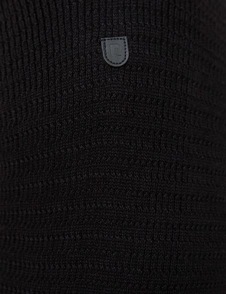 Siyah Slim Fit Kazak - 50209935042