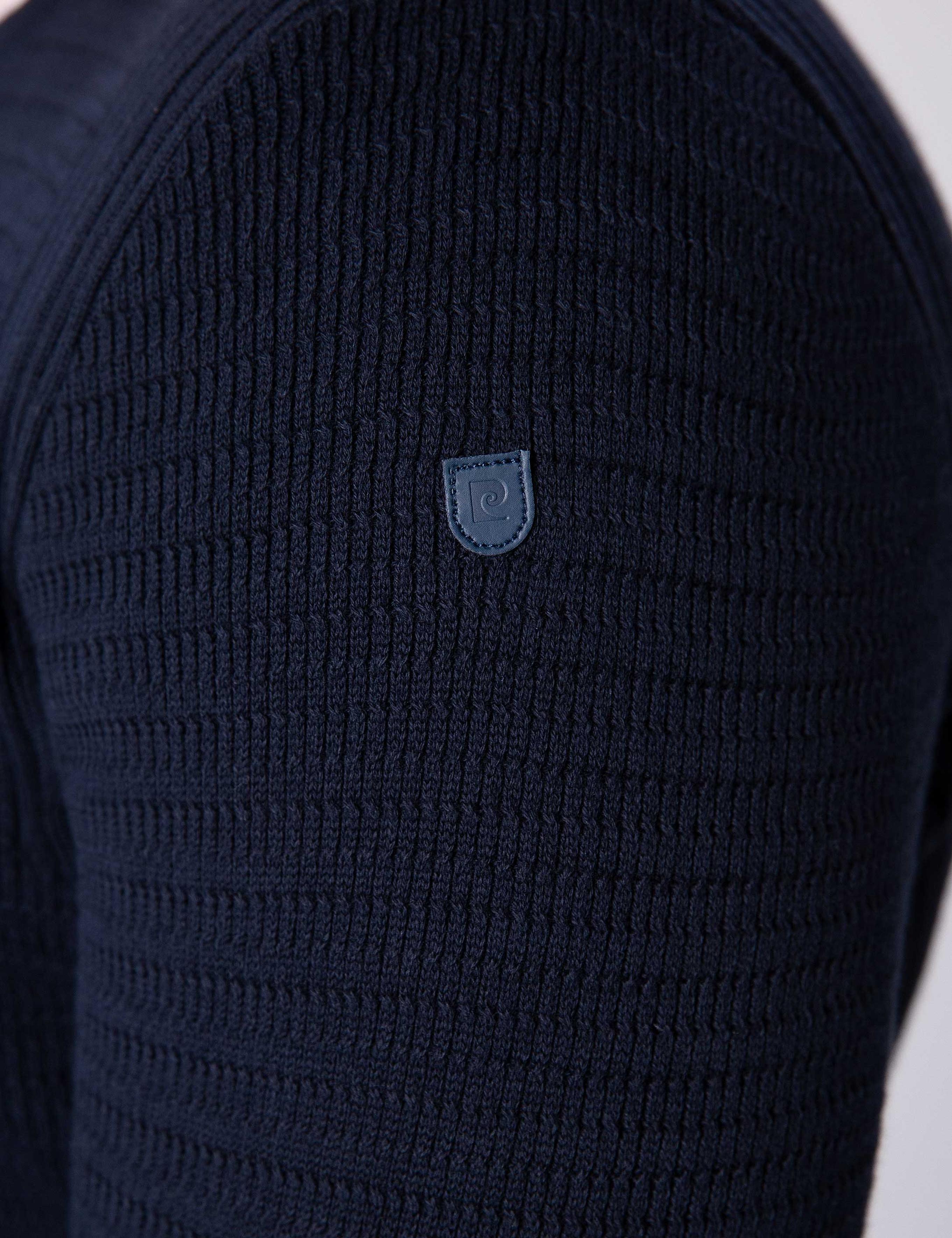 Koyu Lacivert Slim Fit Kazak