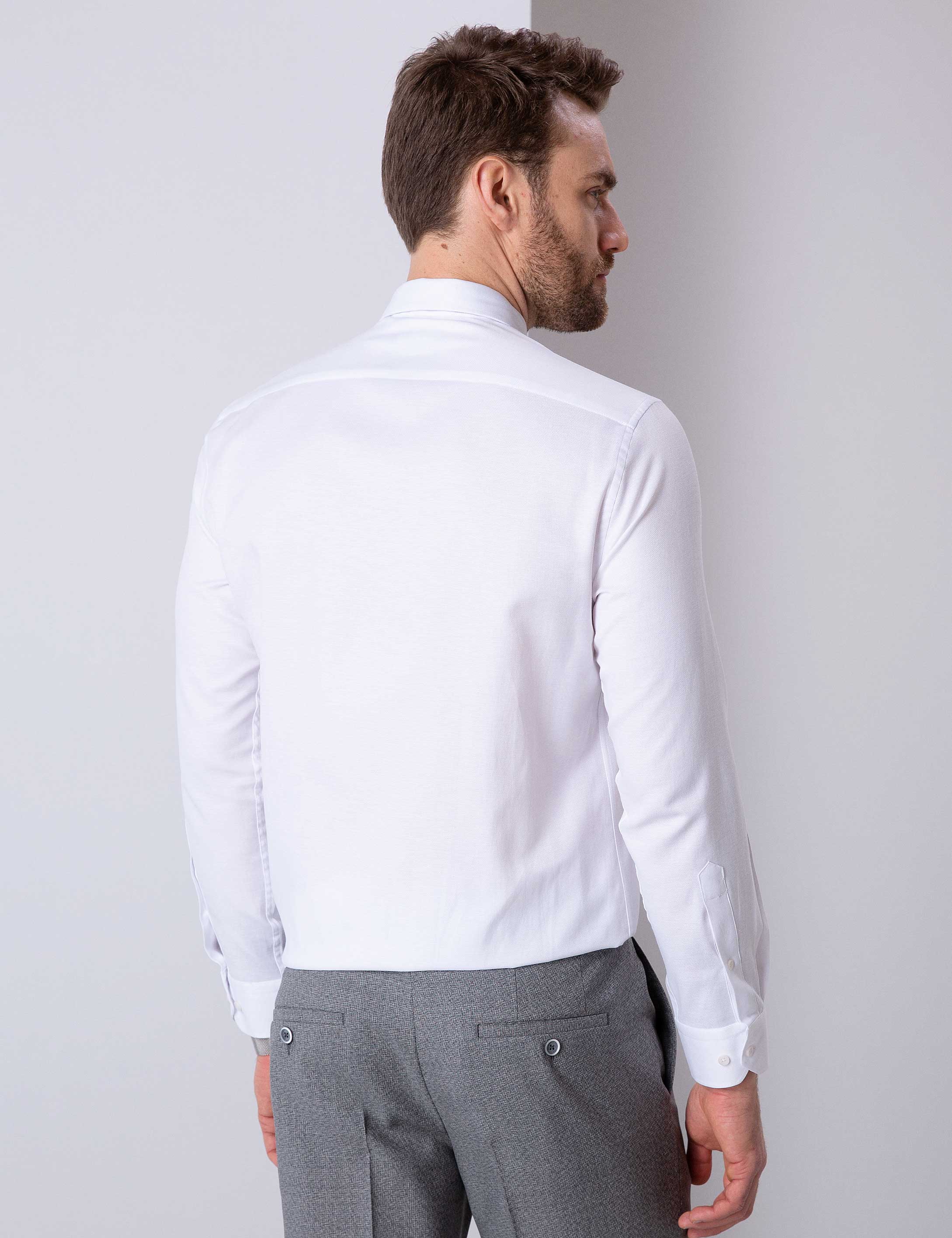 Beyaz Slim Fit Gömlek - 50210019011