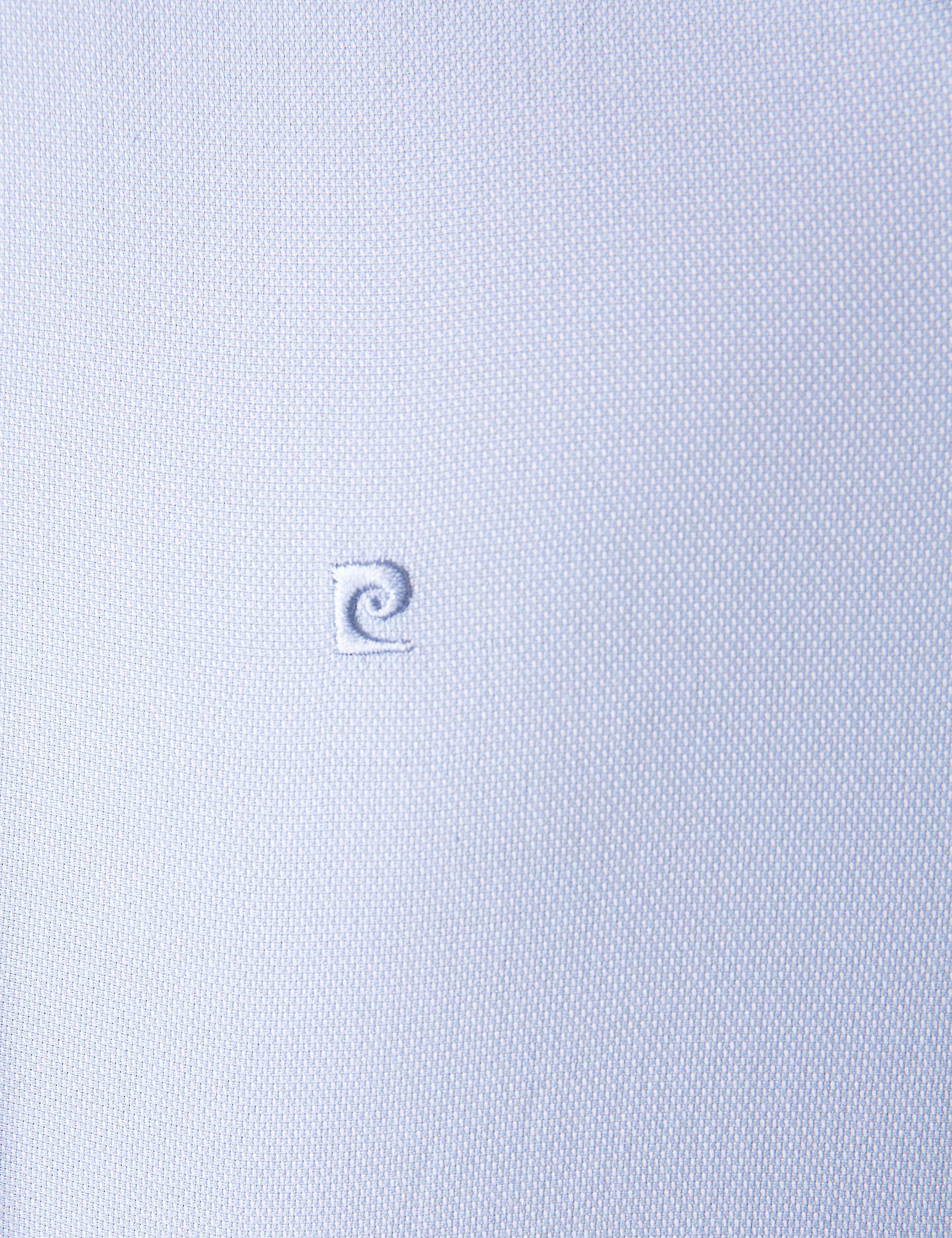 Açık Mavi Slim Fit Uzun Kollu Gömlek - Image 5
