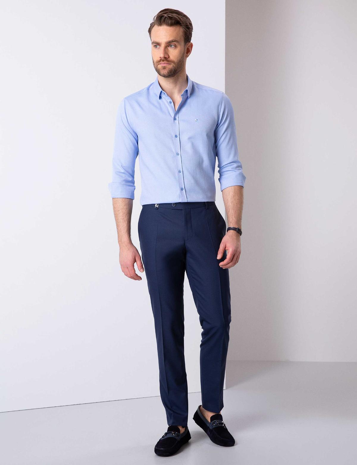 Saks Slim Fit Uzun Kollu Gömlek - 50210019038