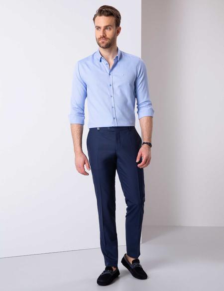 Saks Slim Fit Uzun Kollu Gömlek - 50210019038
