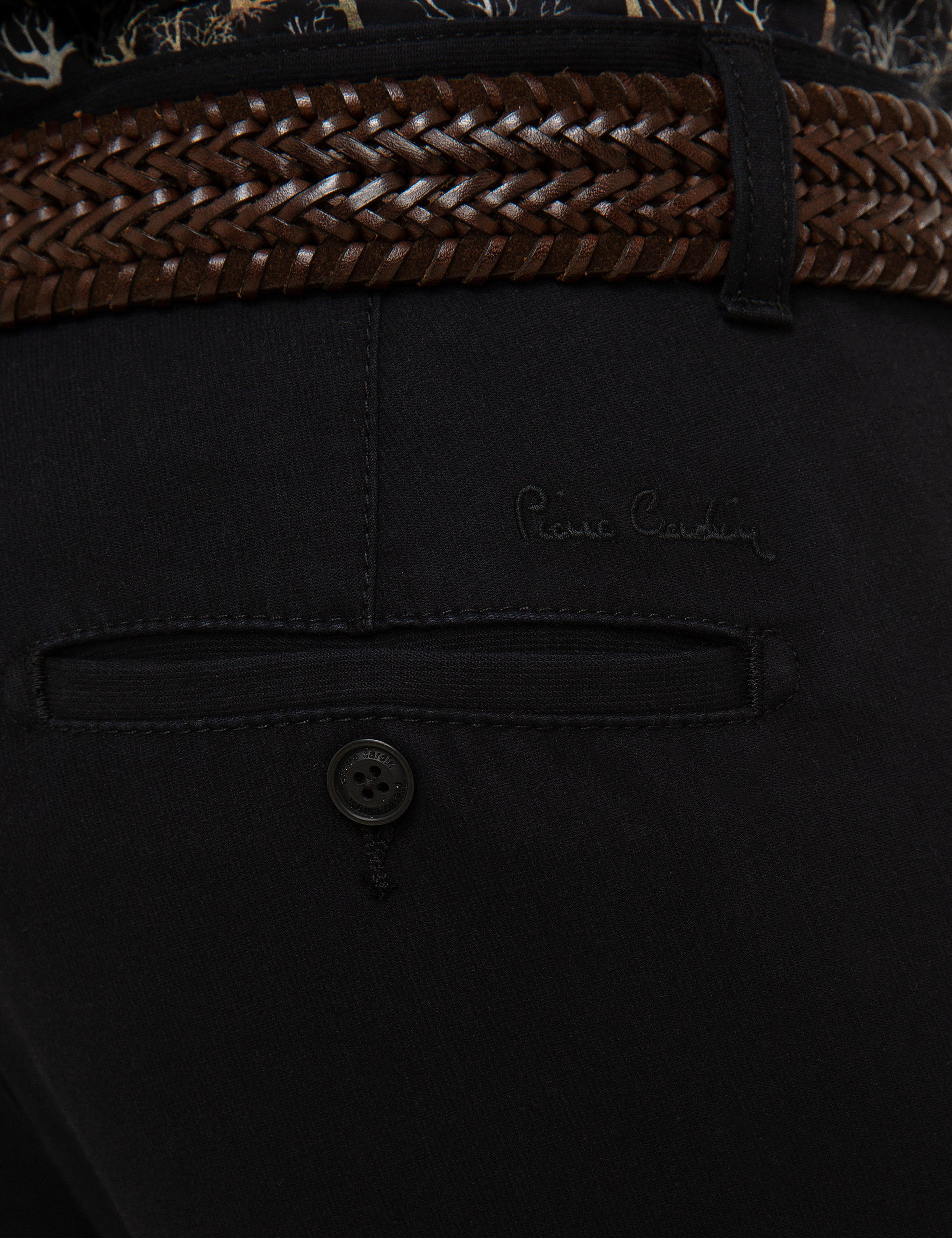 Siyah Slim Fit Chino Pantolon