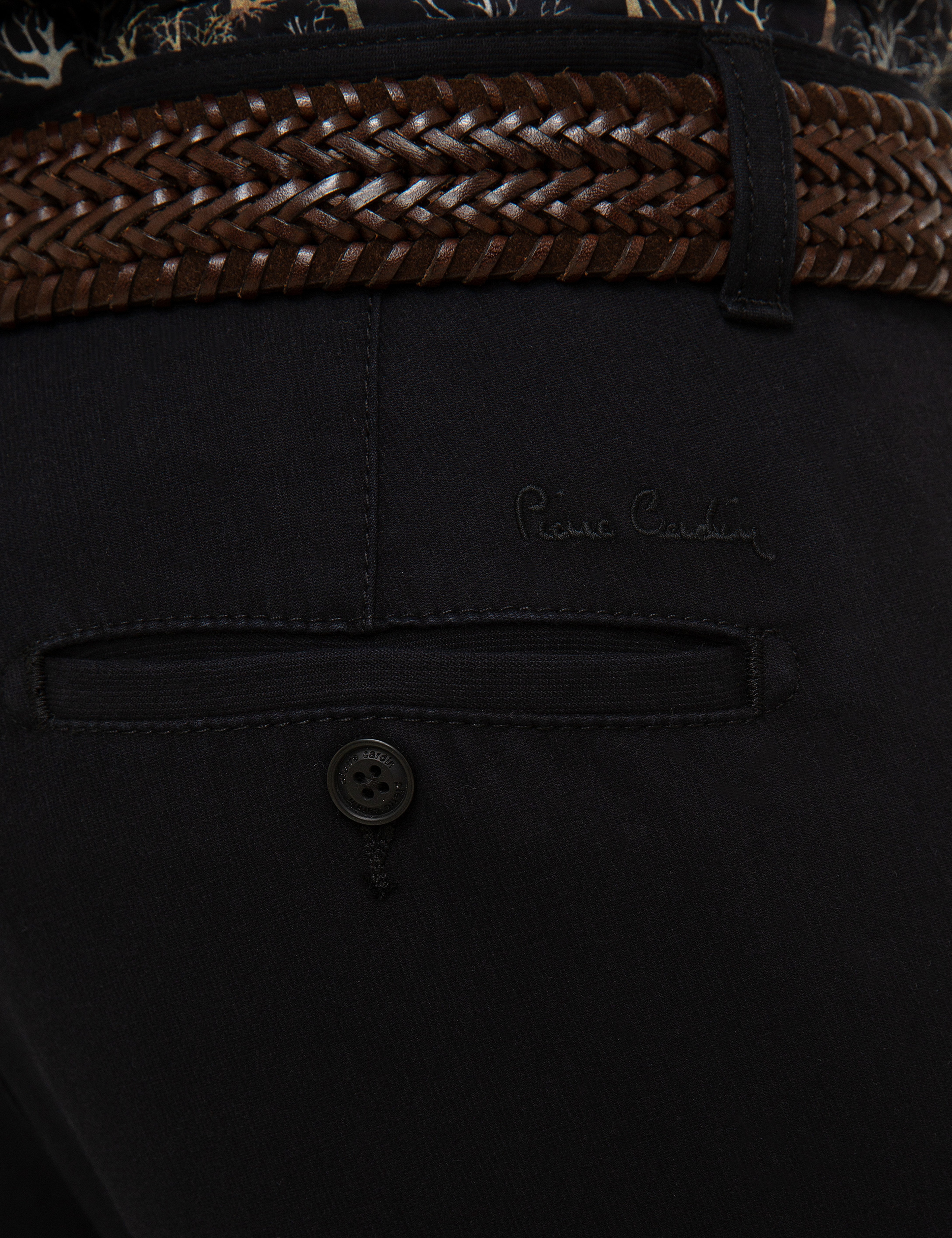 Siyah Slim Fit Chino Pantolon