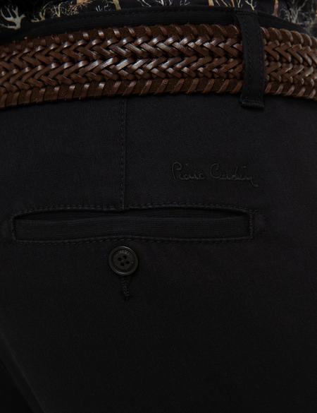 Siyah Slim Fit Chino Pantolon - 50210113119