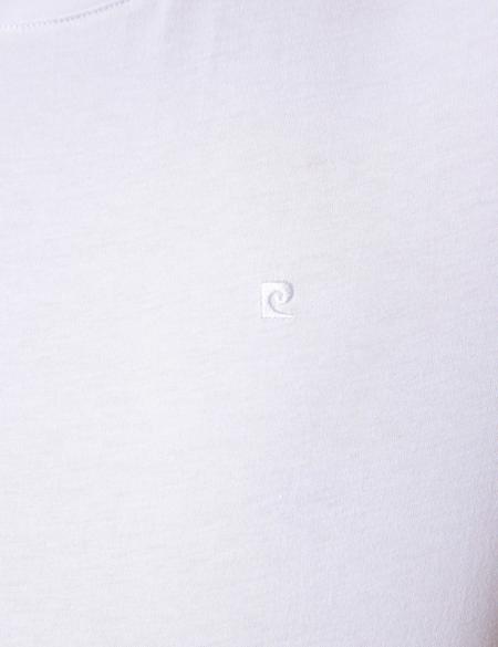 Beyaz Slim Fit Bisiklet Yaka Basic T-Shirt - 50210217001