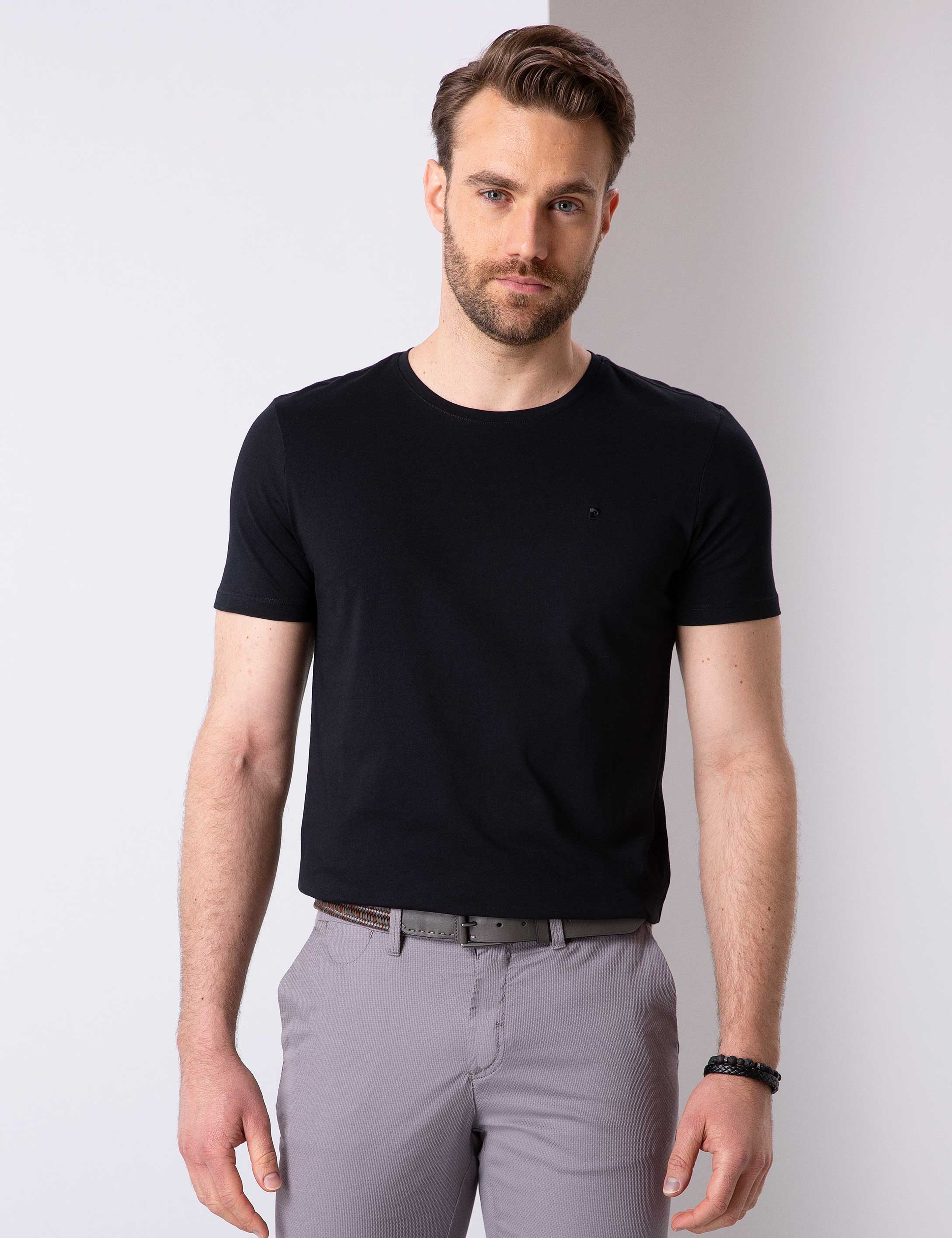 Siyah Slim Fit T-Shirt - Image 1