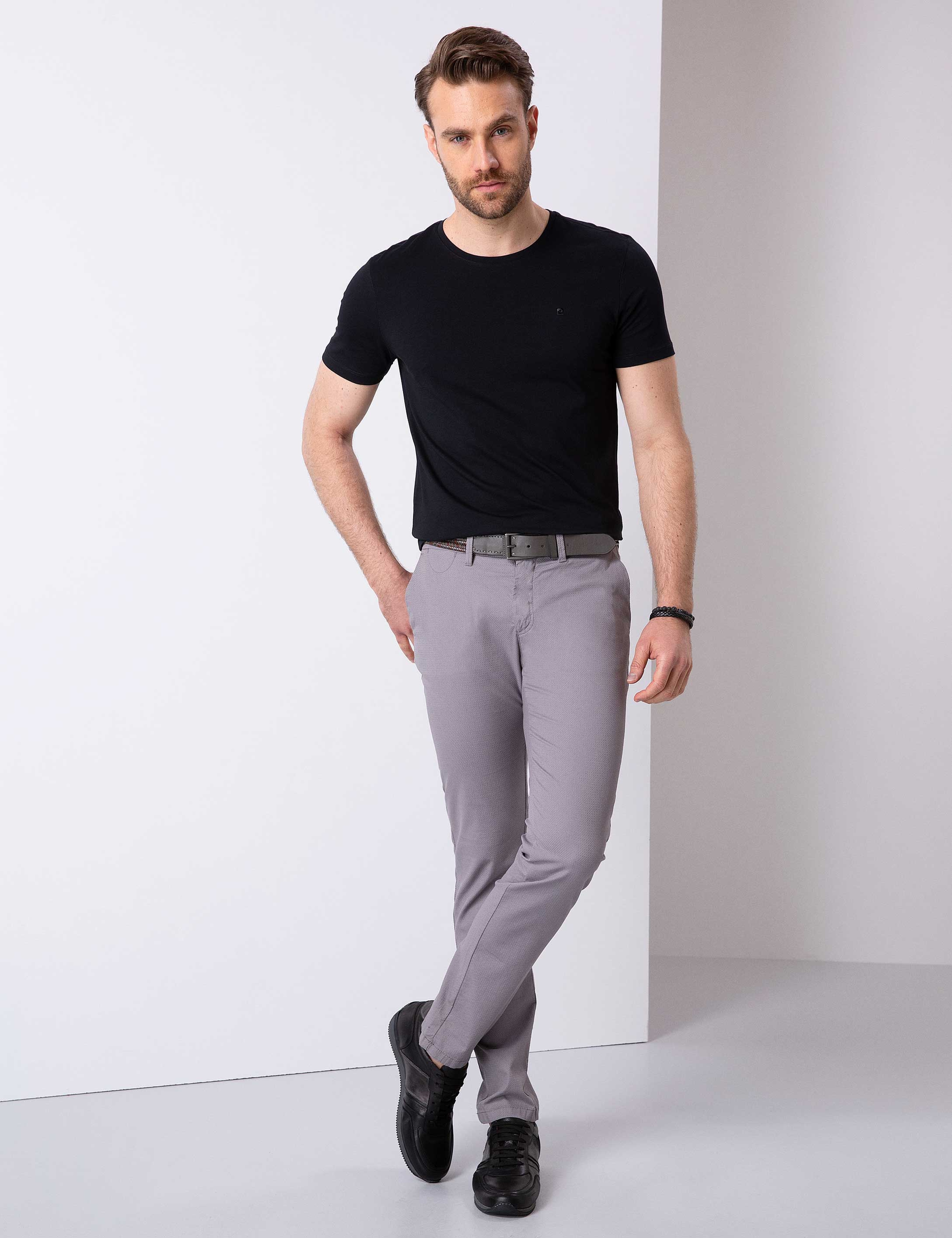 Siyah Slim Fit T-Shirt - Image 3