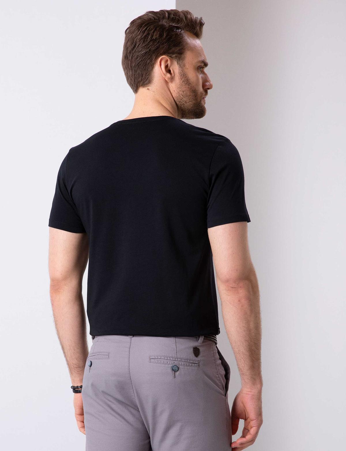Siyah Slim Fit T-Shirt - 50210217014