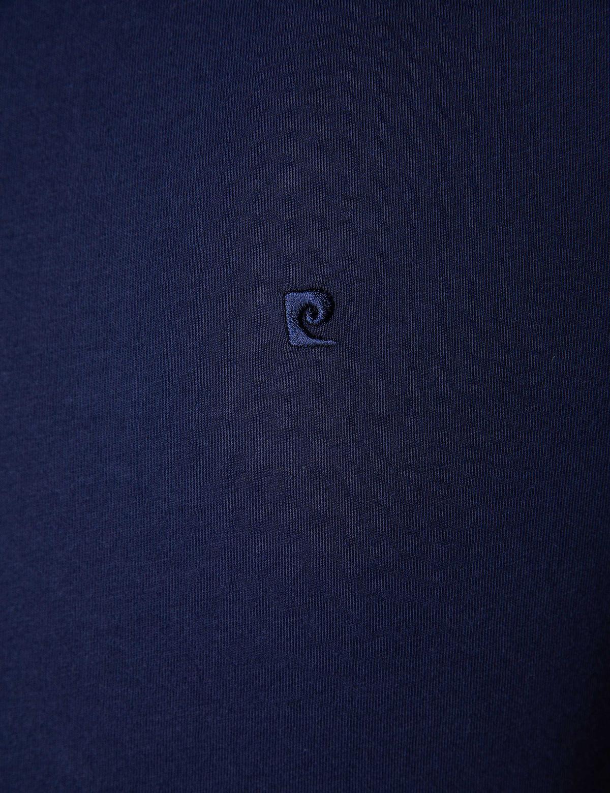 Lacivert Slim Fit Bisiklet Yaka Basic T-Shirt - 50210217023