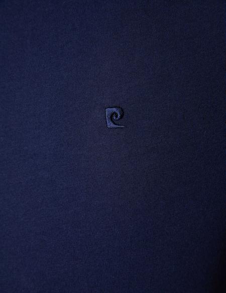 Lacivert Slim Fit Bisiklet Yaka Basic T-Shirt - 50210217023