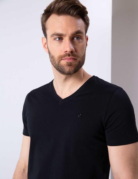 Siyah Slim Fit T-Shirt - 50210218015
