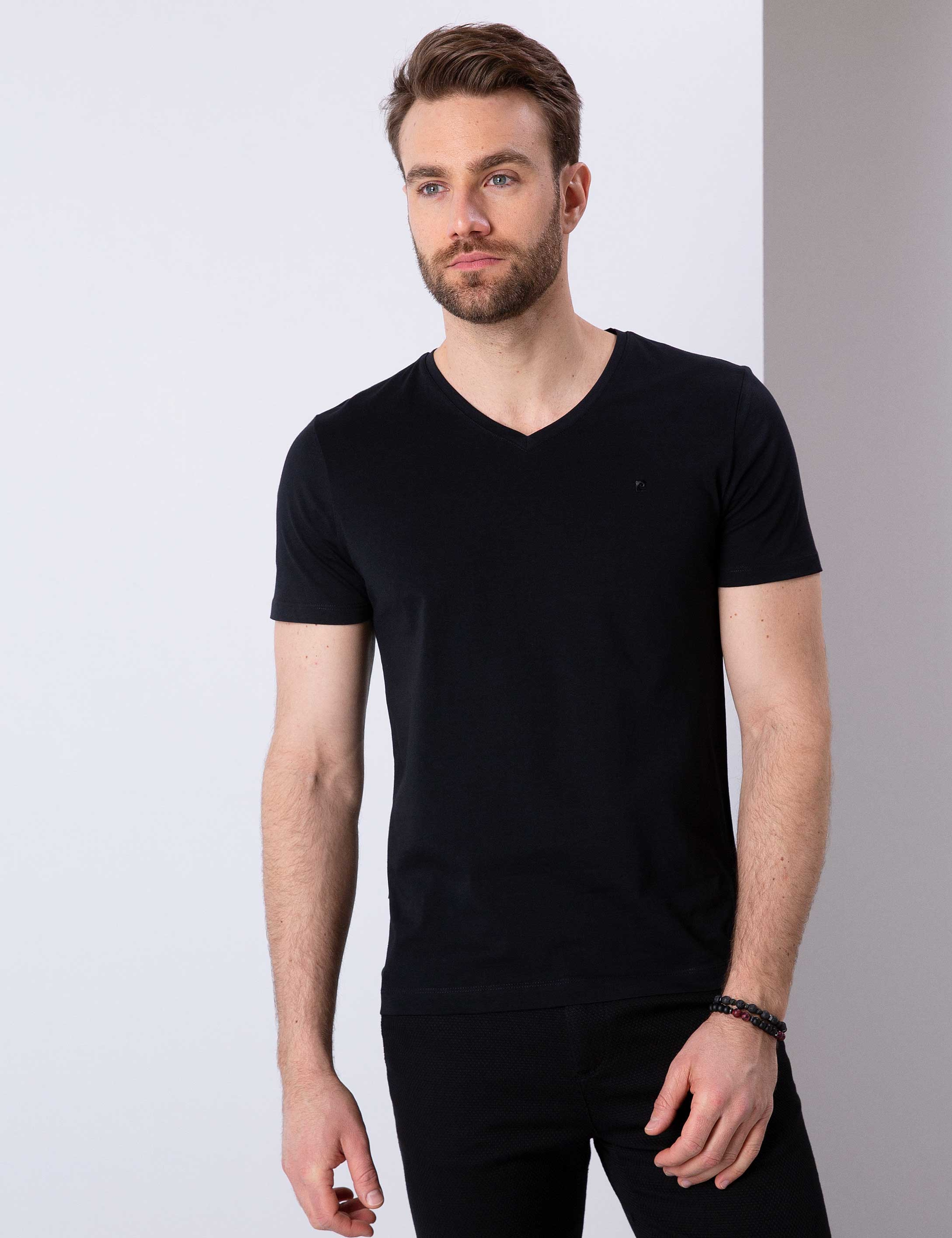 Siyah Slim Fit T-Shirt - Image 2