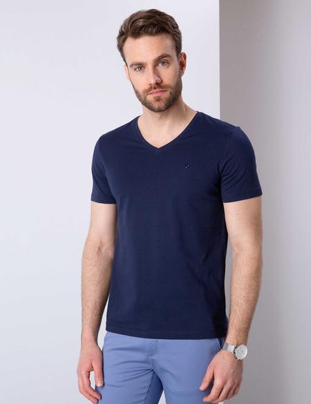 Lacivert Slim Fit T-Shirt - 50210218024