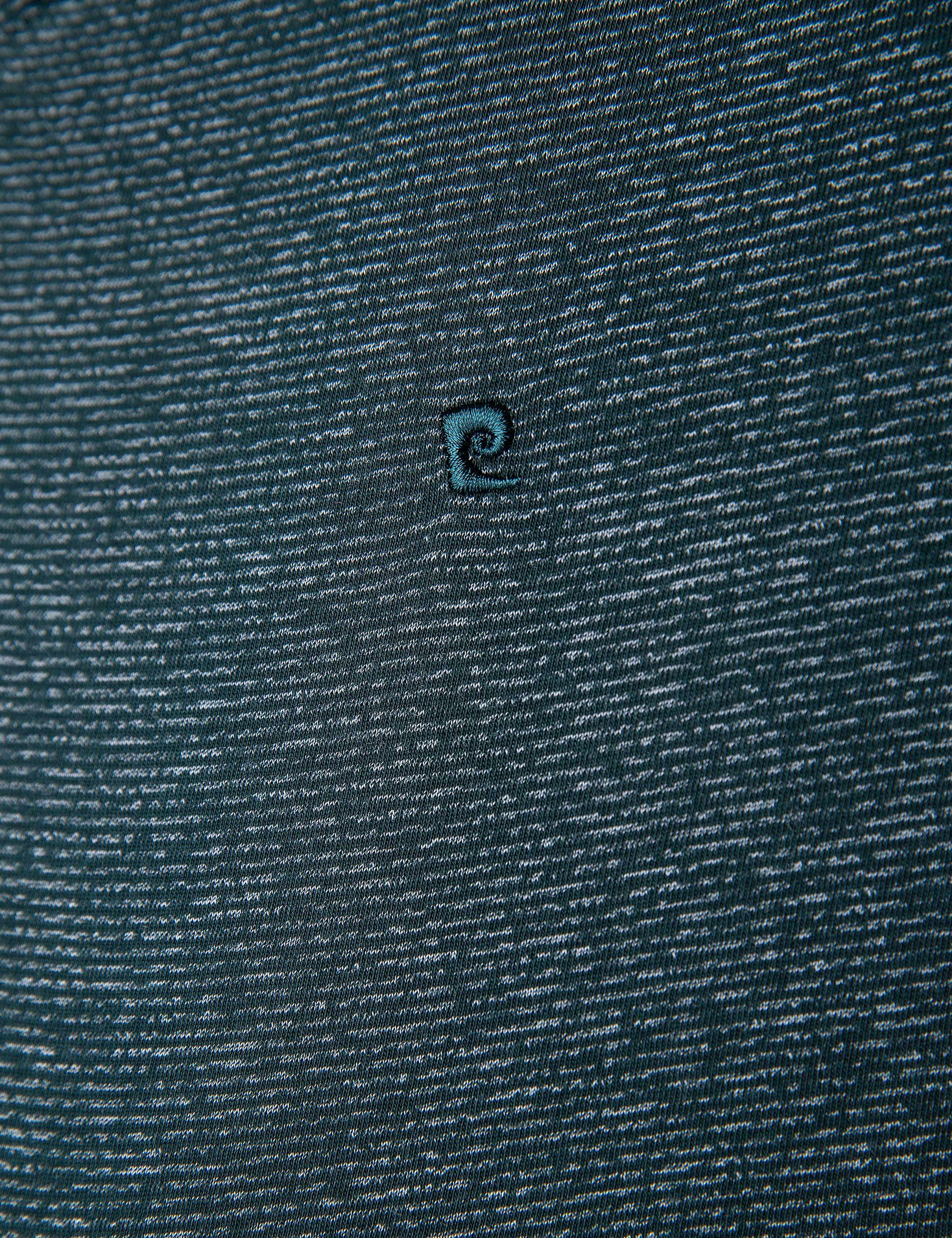 Koyu Yeşil Slim Fit V Yaka T-Shirt