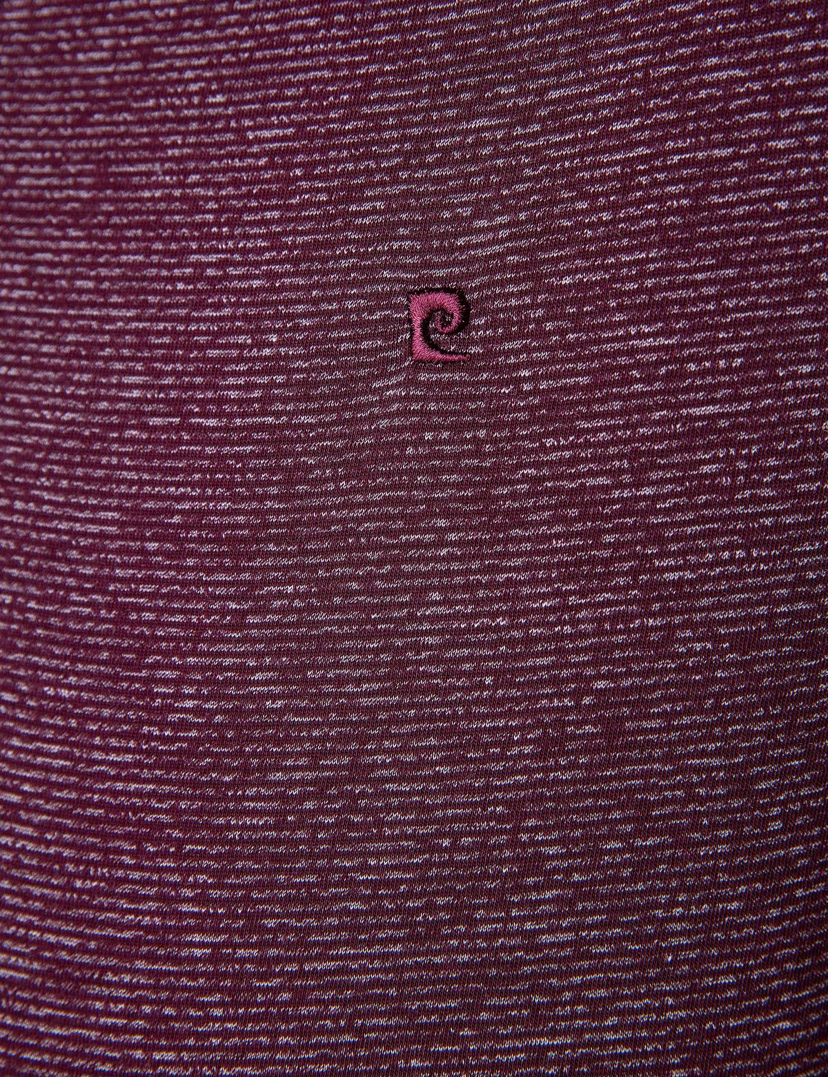 Bordo Slim Fit V Yaka Basic T-Shirt - 50210219032