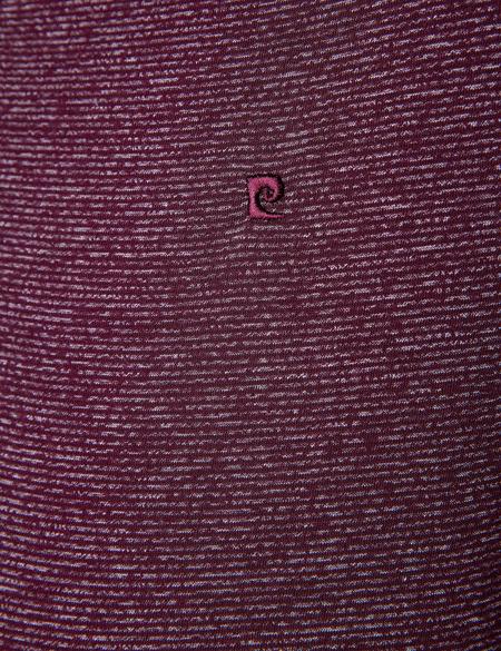 Bordo Slim Fit V Yaka Basic T-Shirt - 50210219032