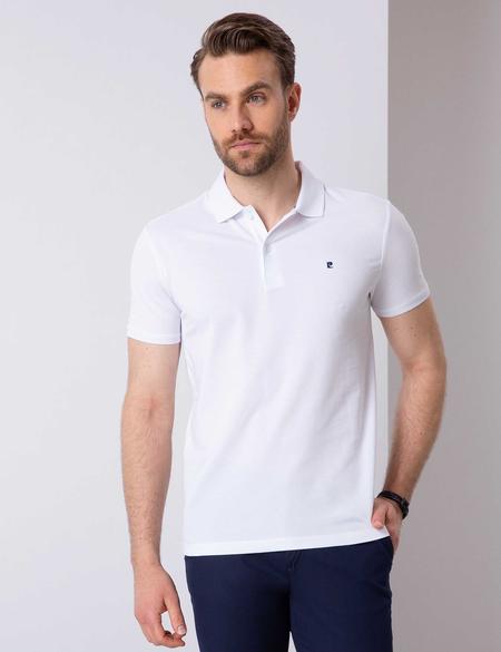 Beyaz Slim Fit Basic Tişört - 50210220008