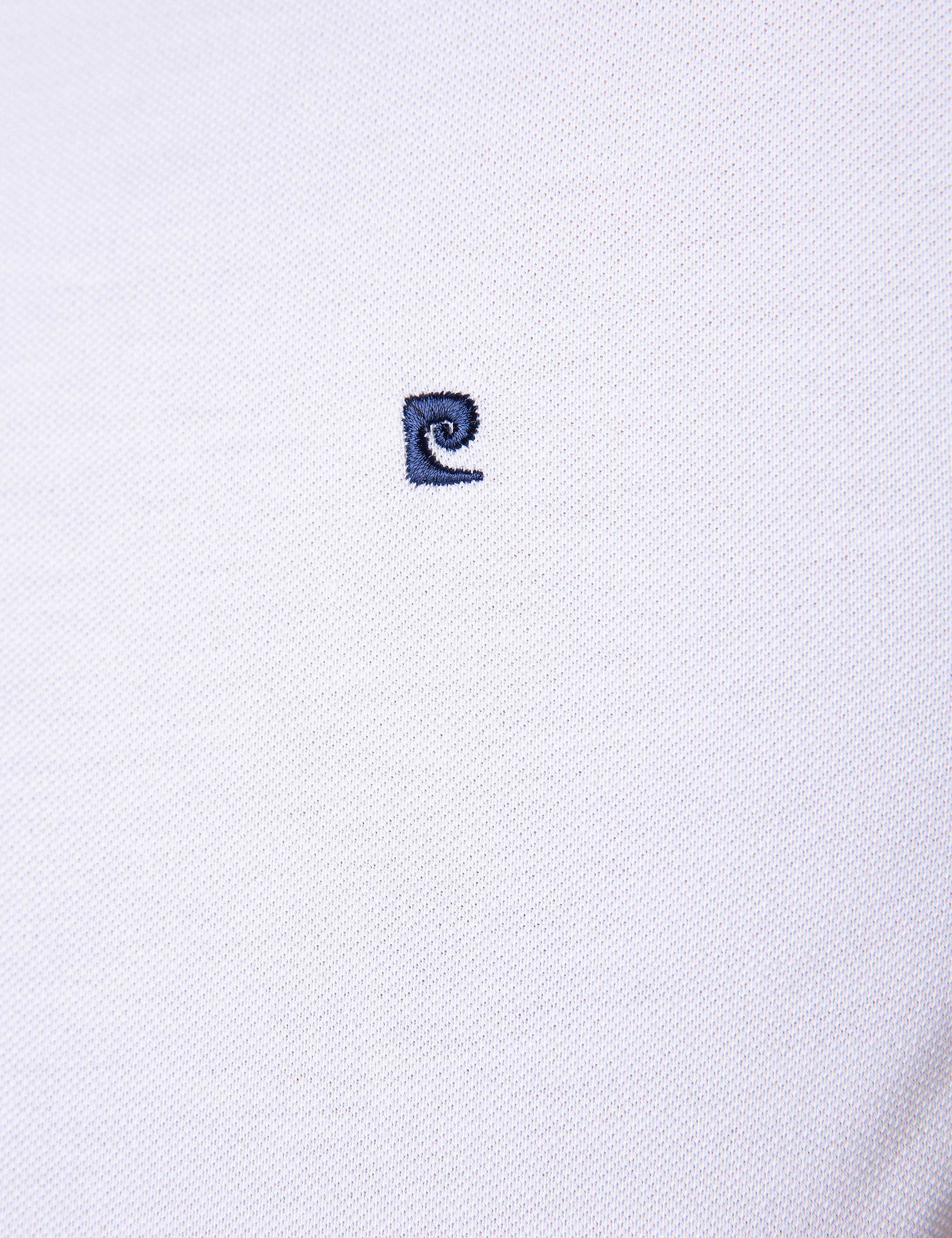 Beyaz Slim Fit Basic Polo Yaka T-Shirt