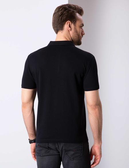 Siyah Slim Fit Basic Tişört - 50210220017