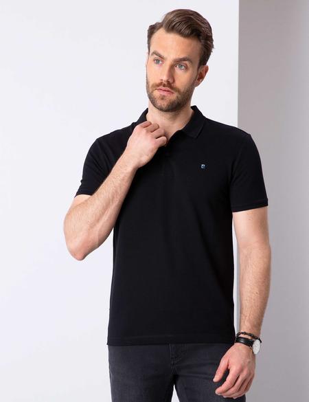 Siyah Slim Fit Basic Tişört - 50210220017