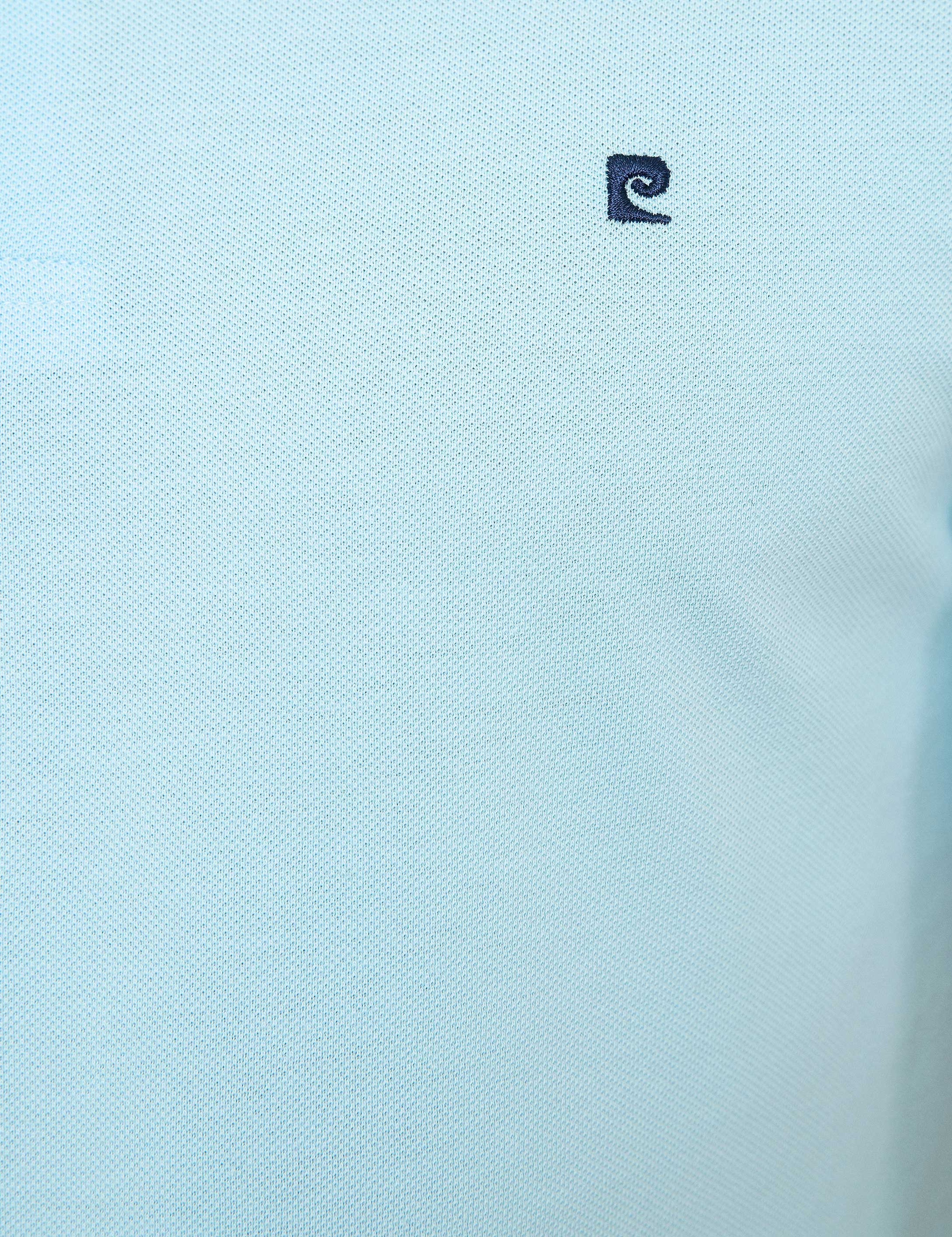 Açık Mavi Slim Fit Basic Polo Yaka T-Shirt - Image 5