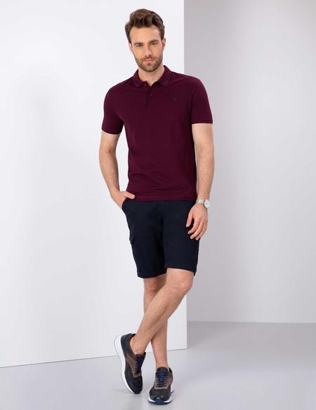 Bordo Slim Fit Polo Yaka T-Shirt - 50210220034