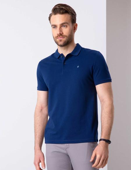Lacivert Slim Fit Basic Tişört - 50210220044
