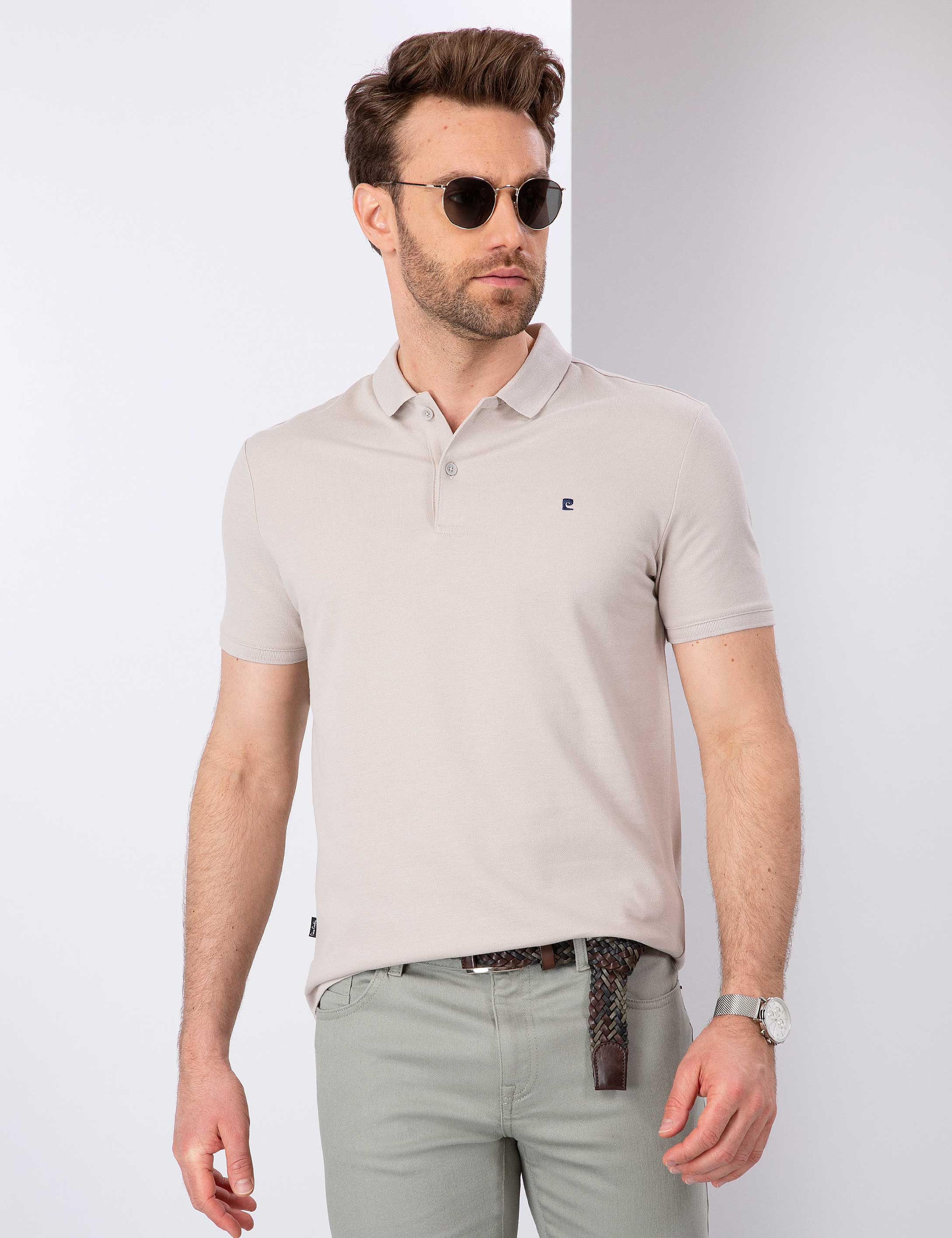 Taş Slim Fit Basic Polo Yaka T-Shirt