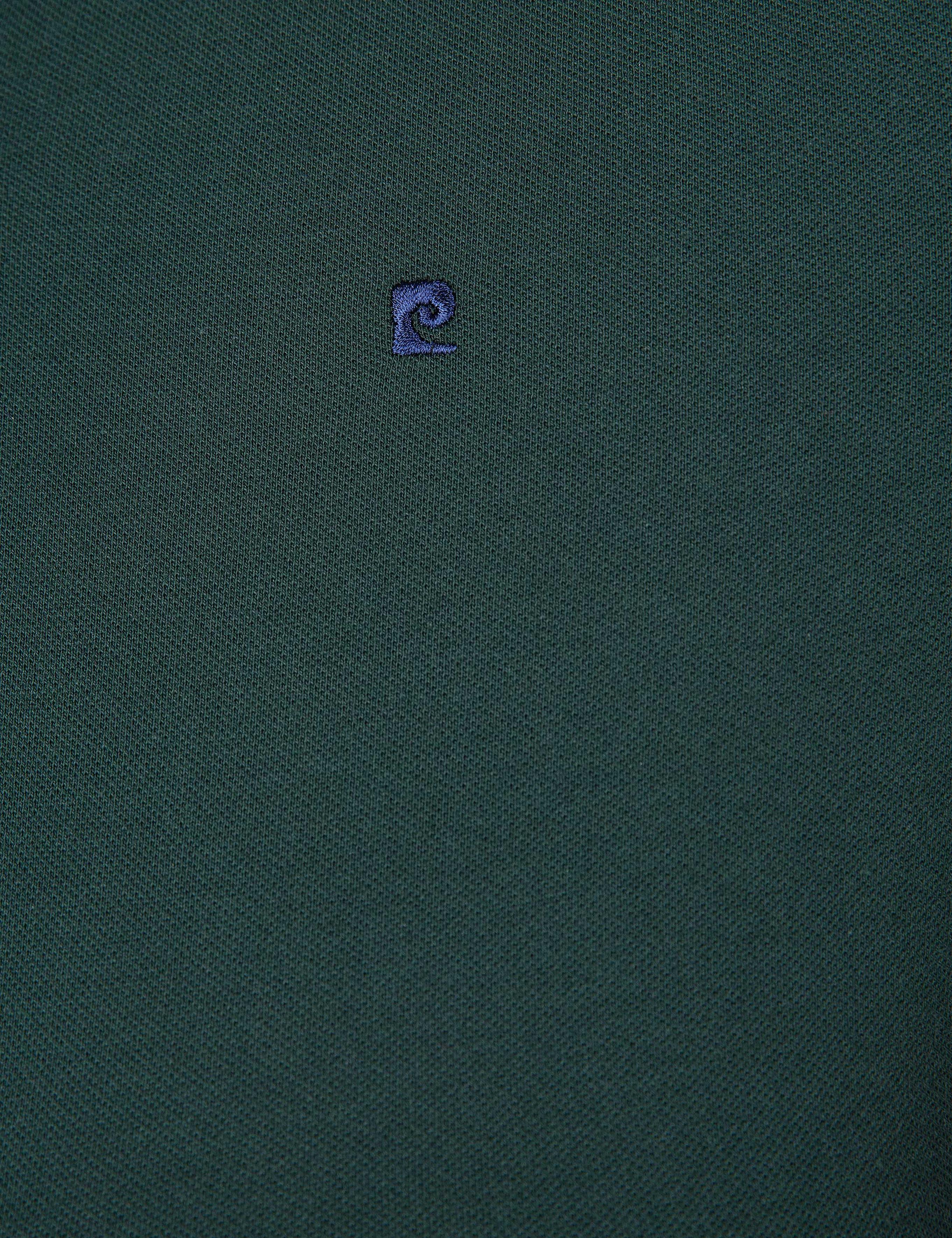 Koyu Yeşil Slim Fit Basic Polo Yaka T-Shirt