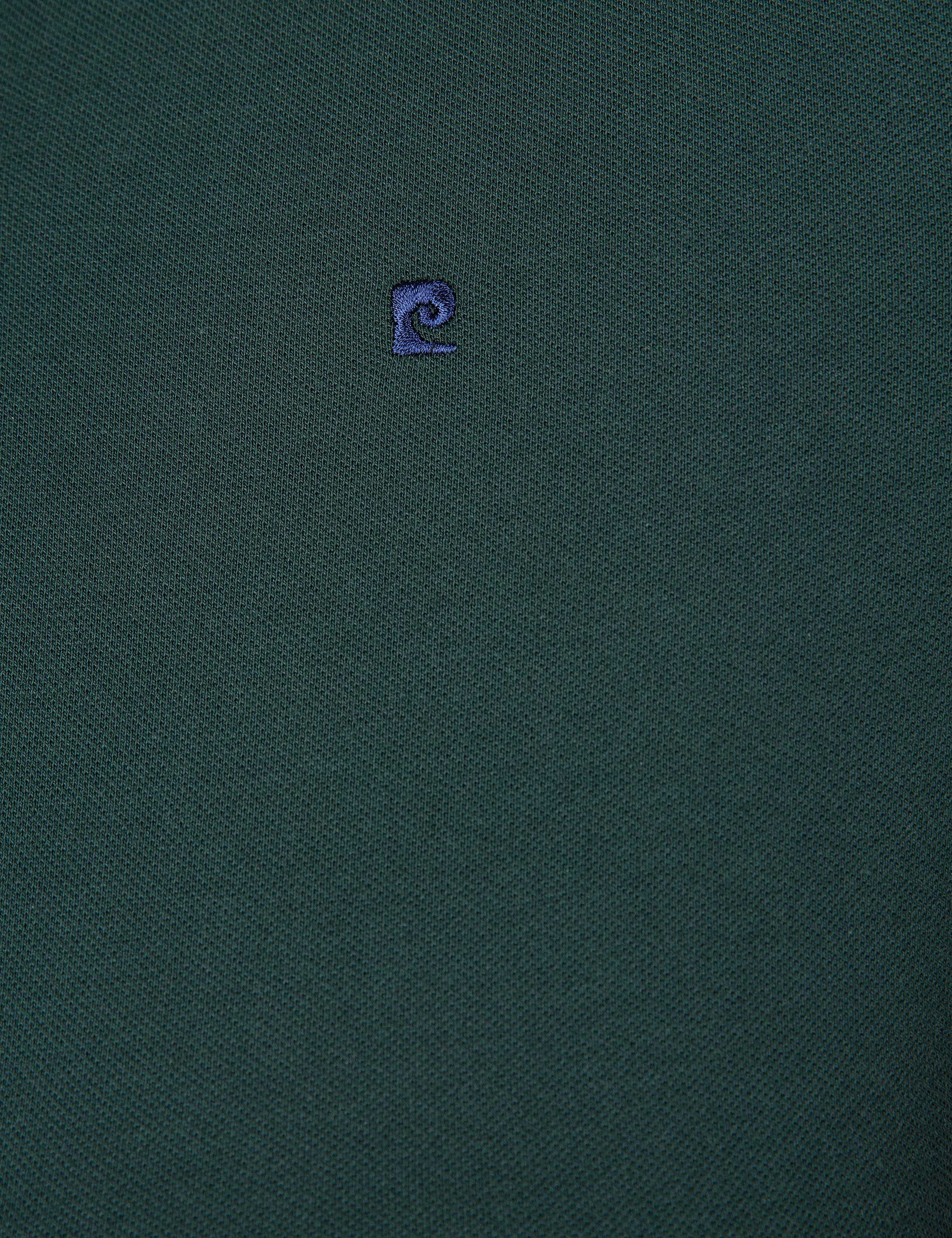 Koyu Yeşil Slim Fit Basic Polo Yaka T-Shirt