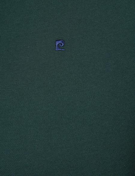 Koyu Yeşil Slim Fit Basic Polo Yaka T-Shirt - 50210220062