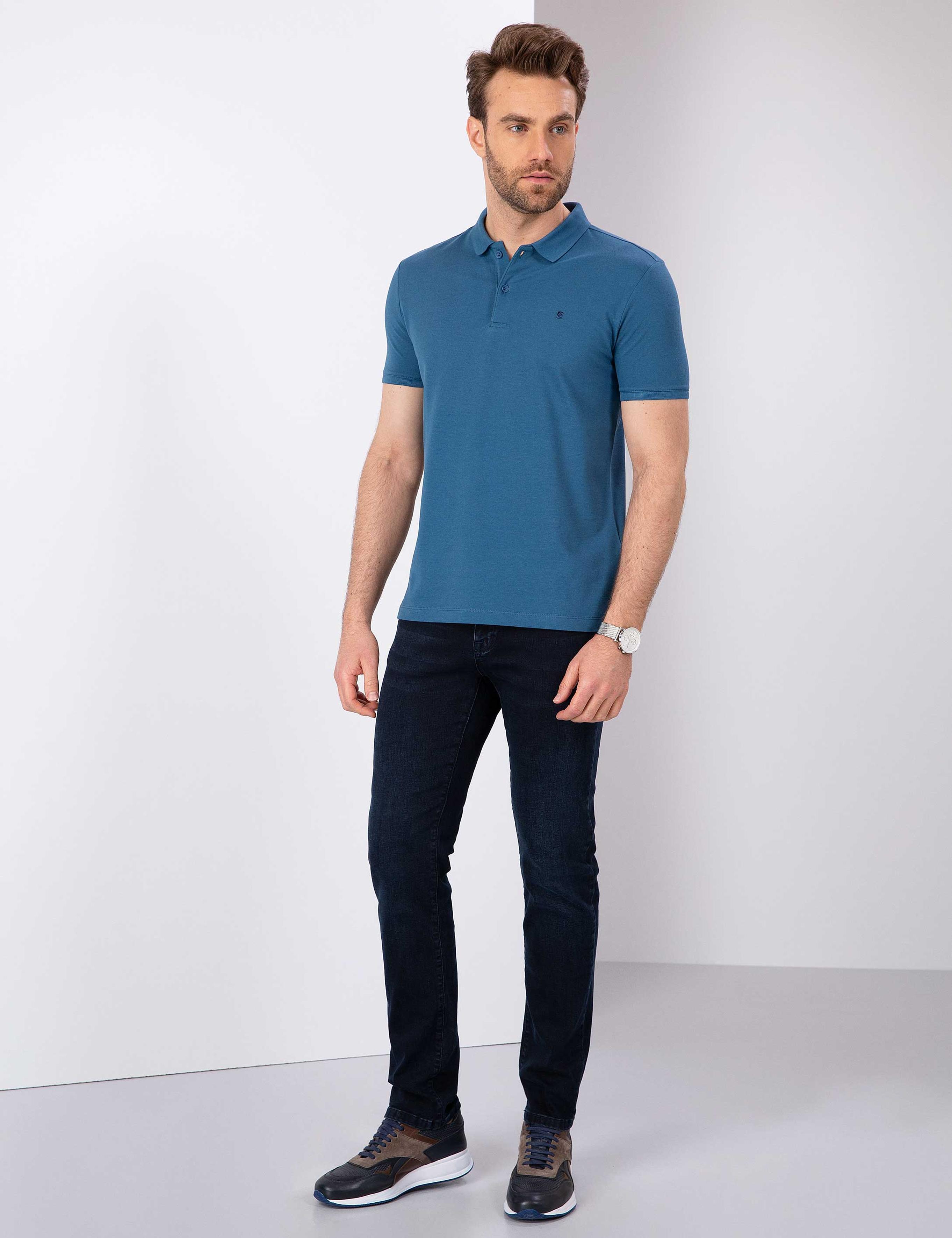 İndigo Slim Fit Basic Tişört