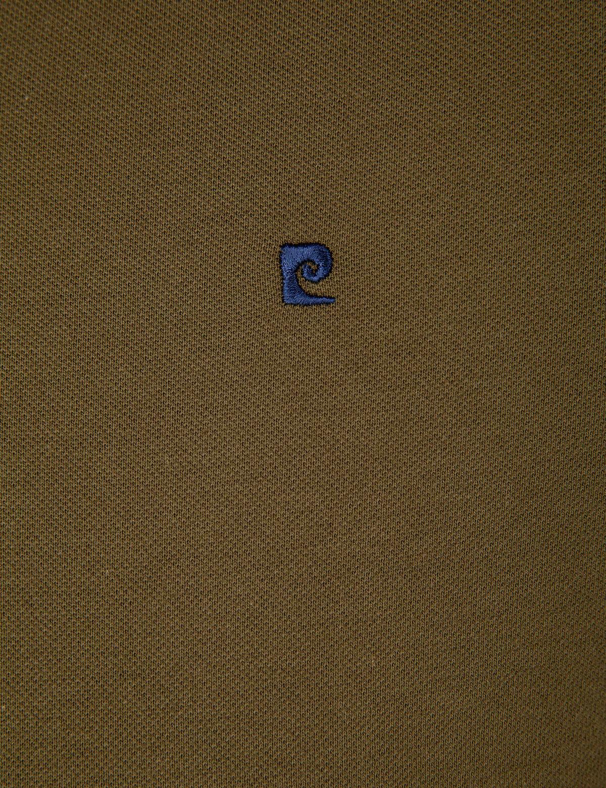 Haki Slim Fit Basic Polo Yaka T-Shirt - 50210220091