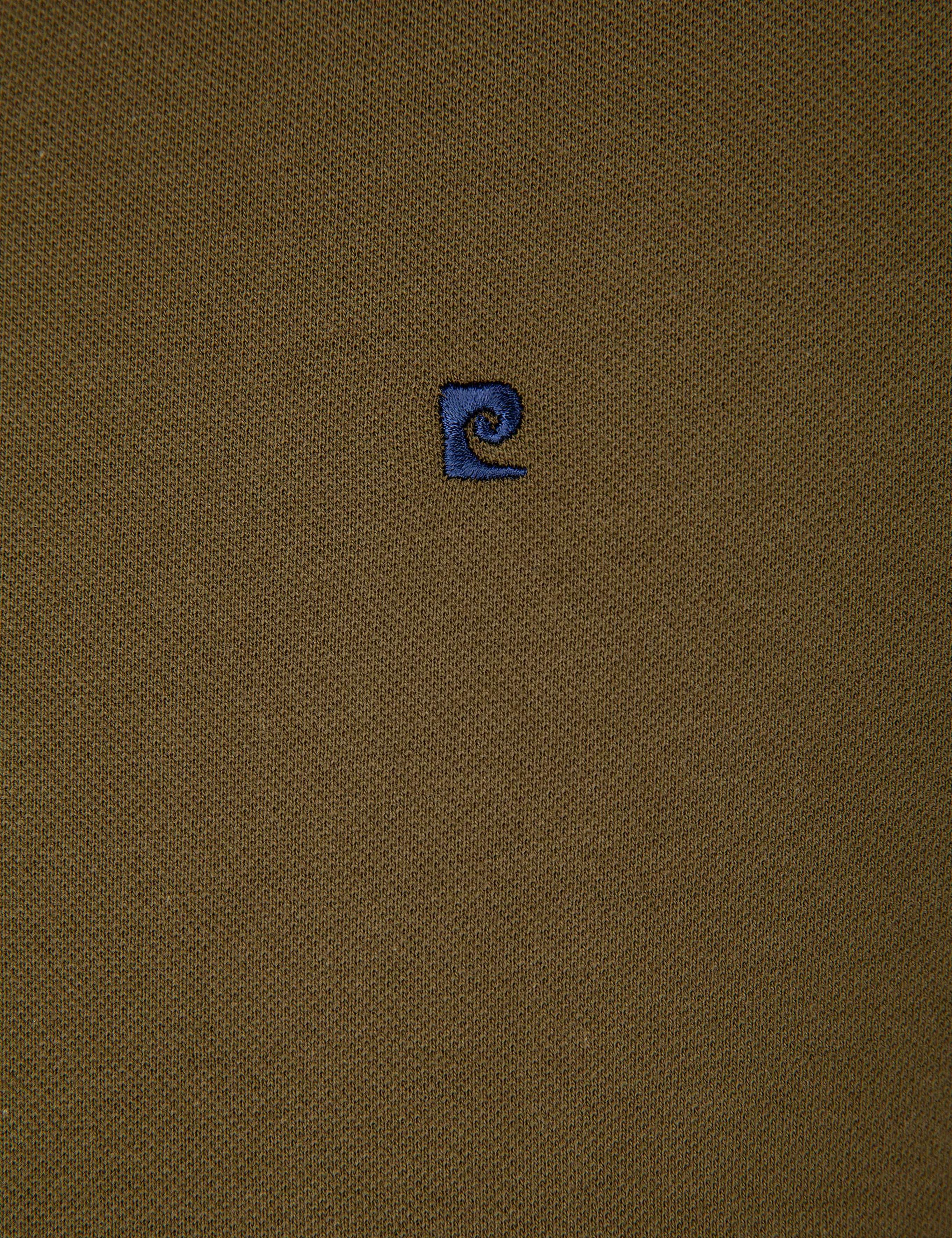 Haki Slim Fit Basic Polo Yaka T-Shirt