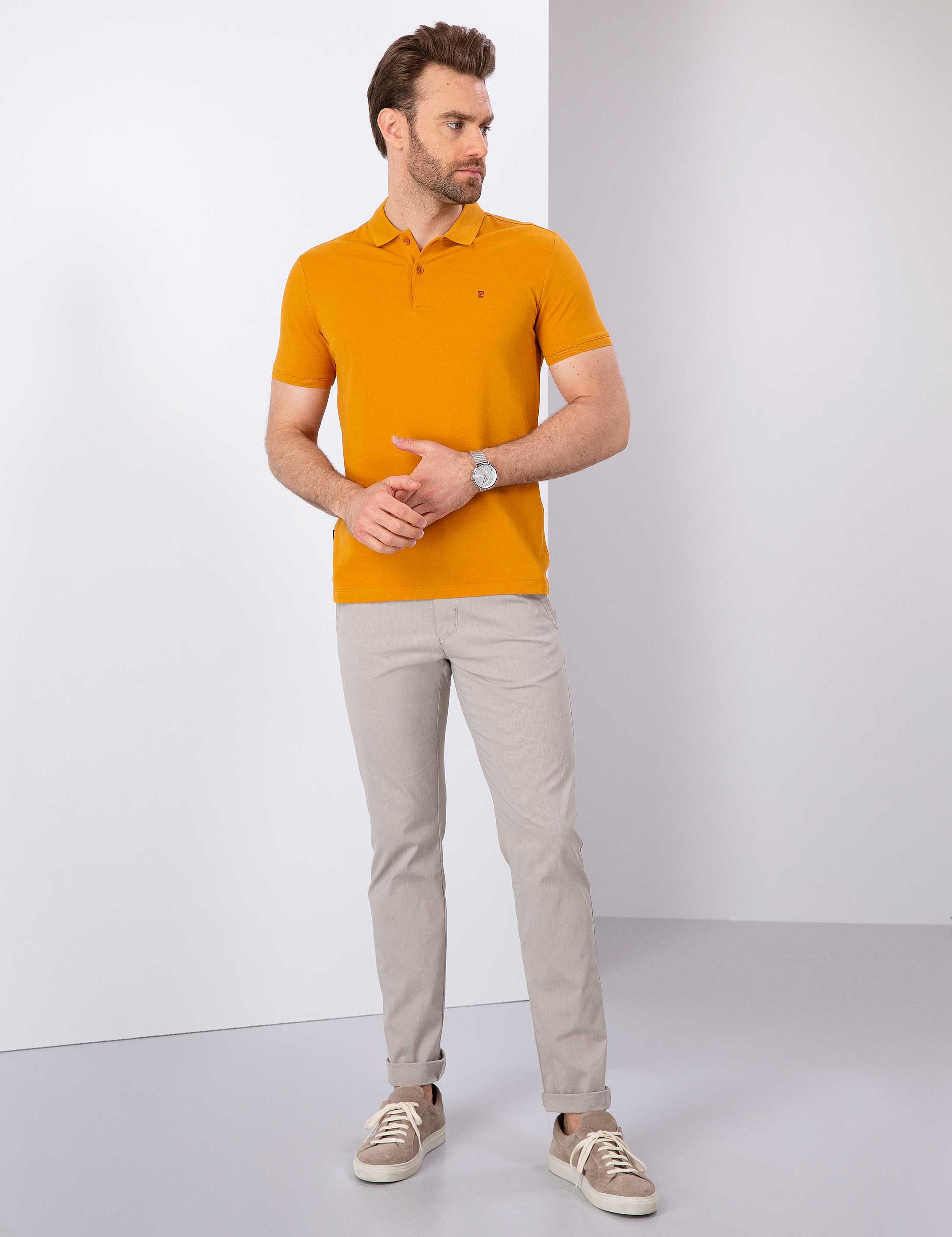 Safran Slim Fit Polo Yaka T-Shirt