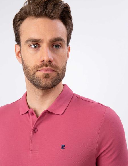 Gül Kurusu Slim Fit Polo Yaka T-Shirt - 50210220134