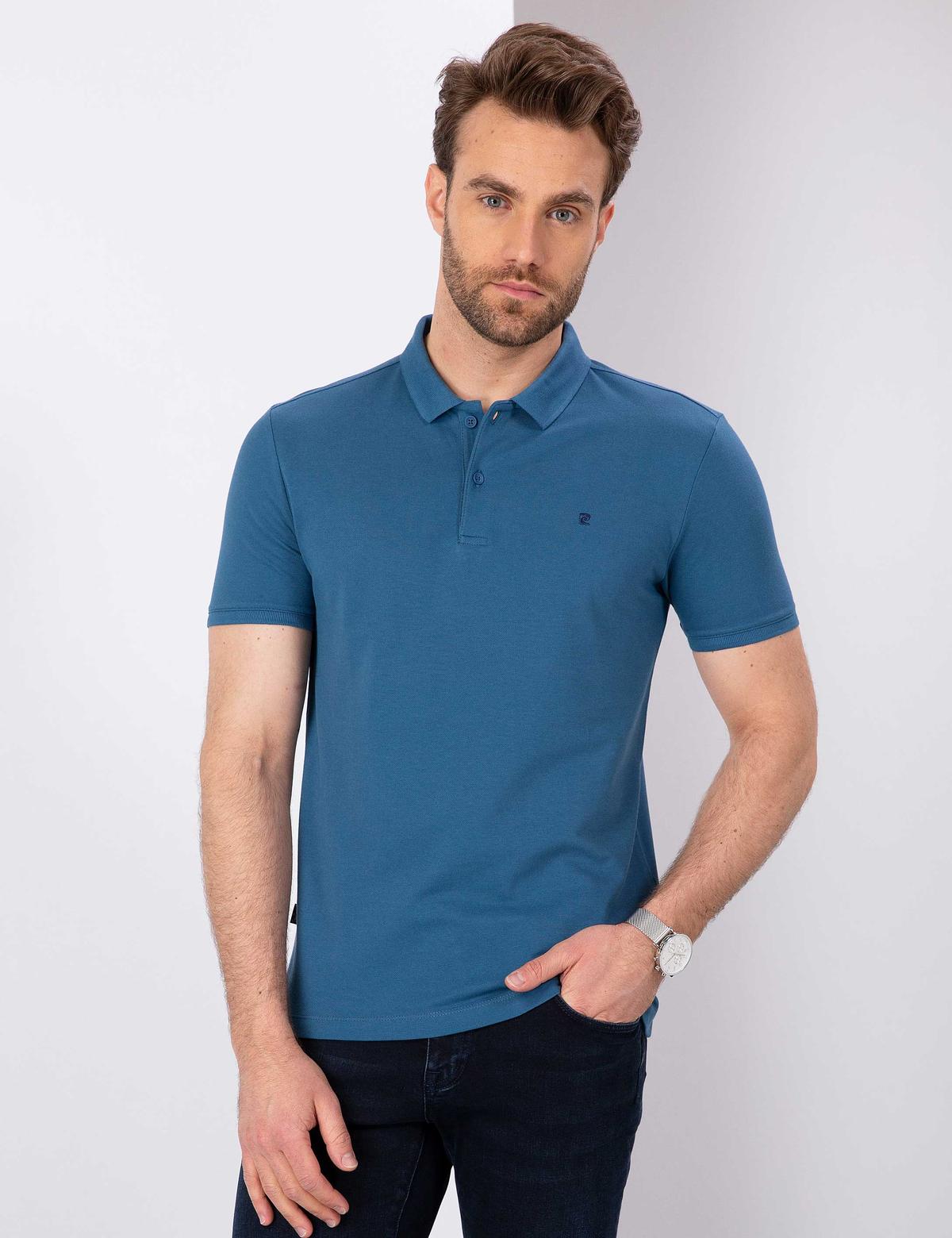 İndigo Slim Fit Basic Tişört - 50210220080