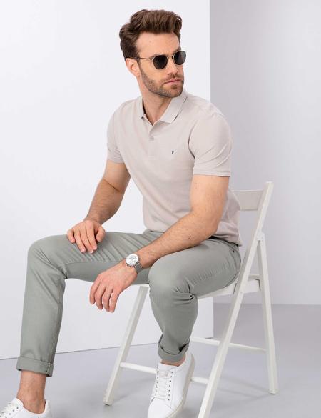 Taş Slim Fit Basic Tişört - 50210220053