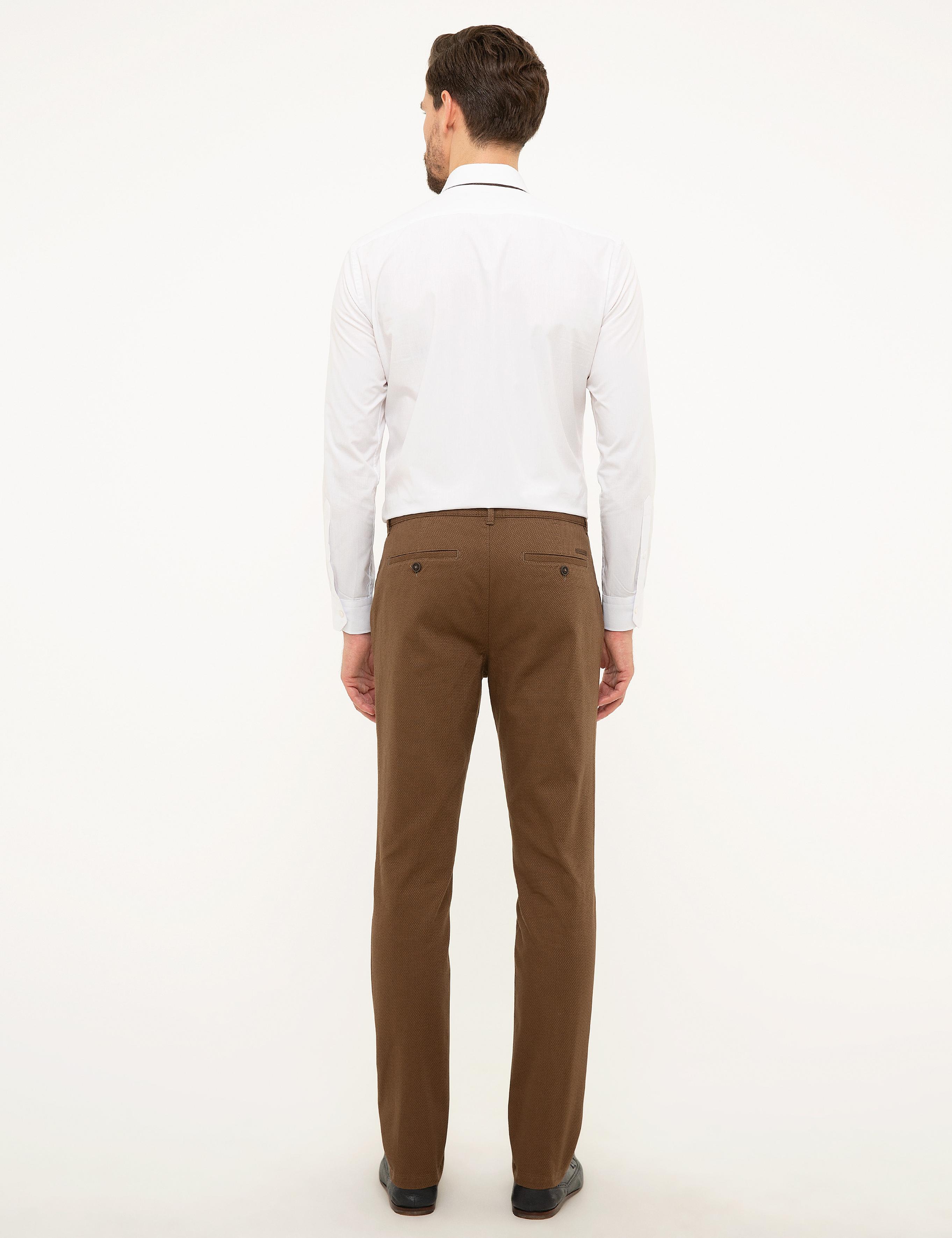 Camel Slim Fit Kanvas Pantolon