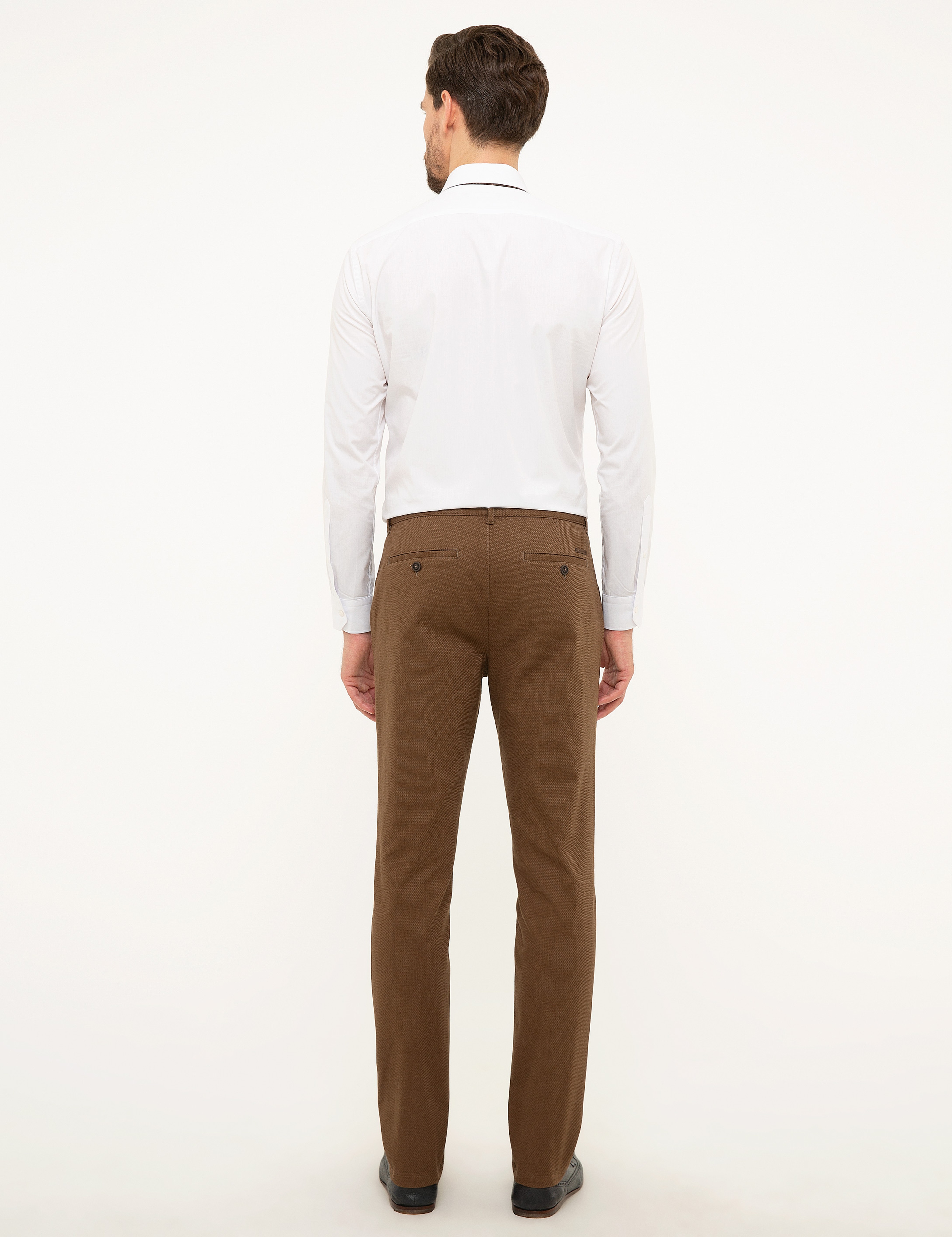 Camel Slim Fit Kanvas Pantolon - Image 3