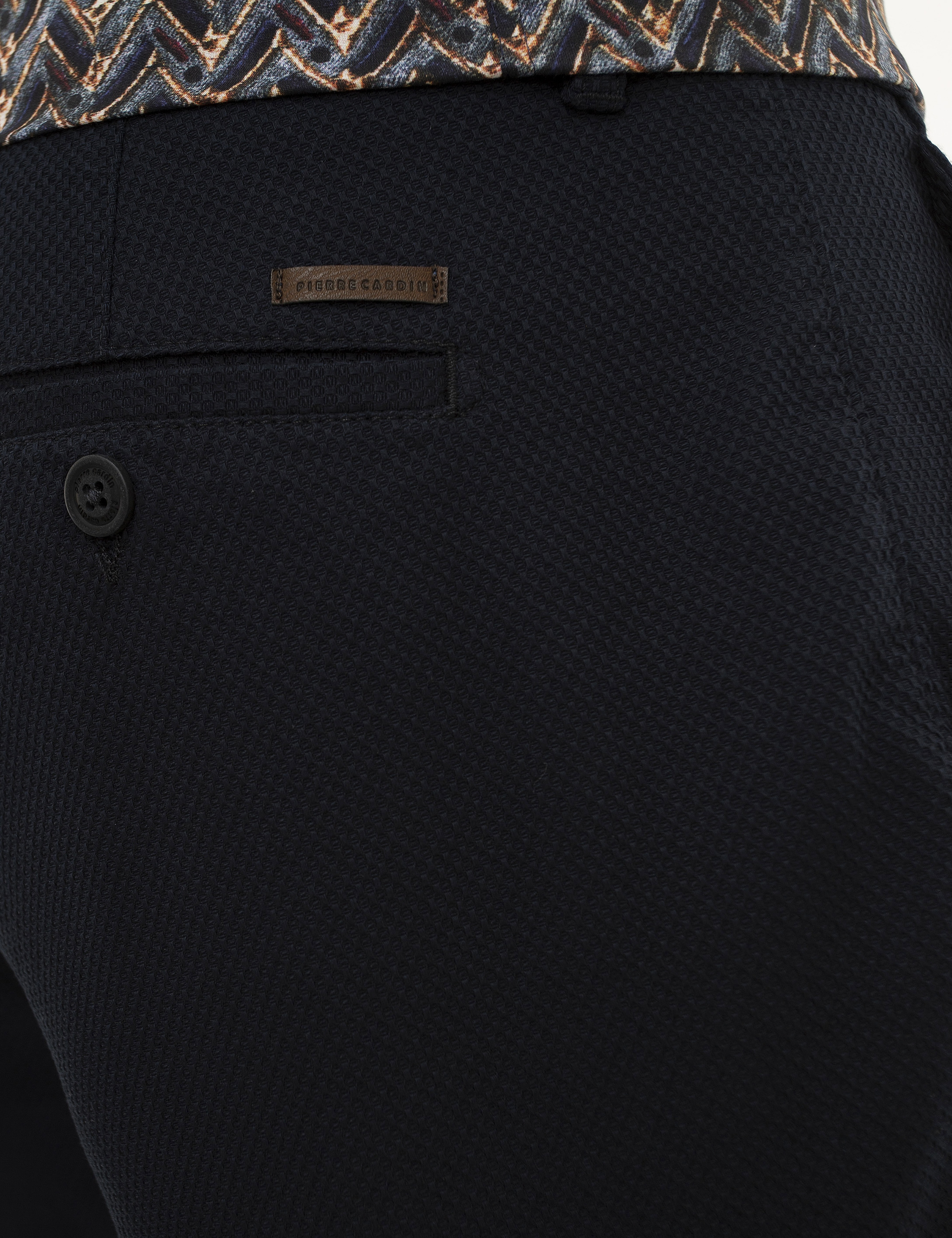 Lacivert Slim Fit Chino Pantolon