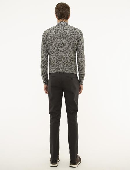 Antrasit Gri Slim Fit Chino Pantolon - 50210270072