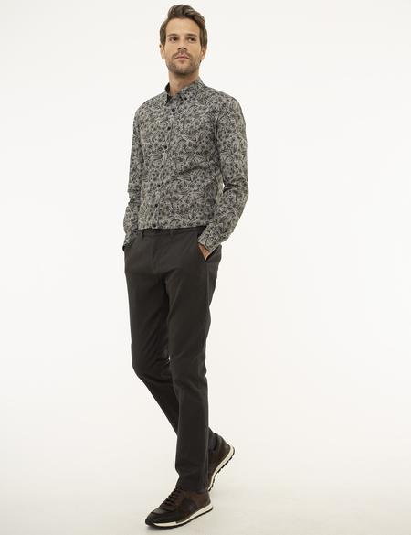 Antrasit Gri Slim Fit Chino Pantolon - 50210270072